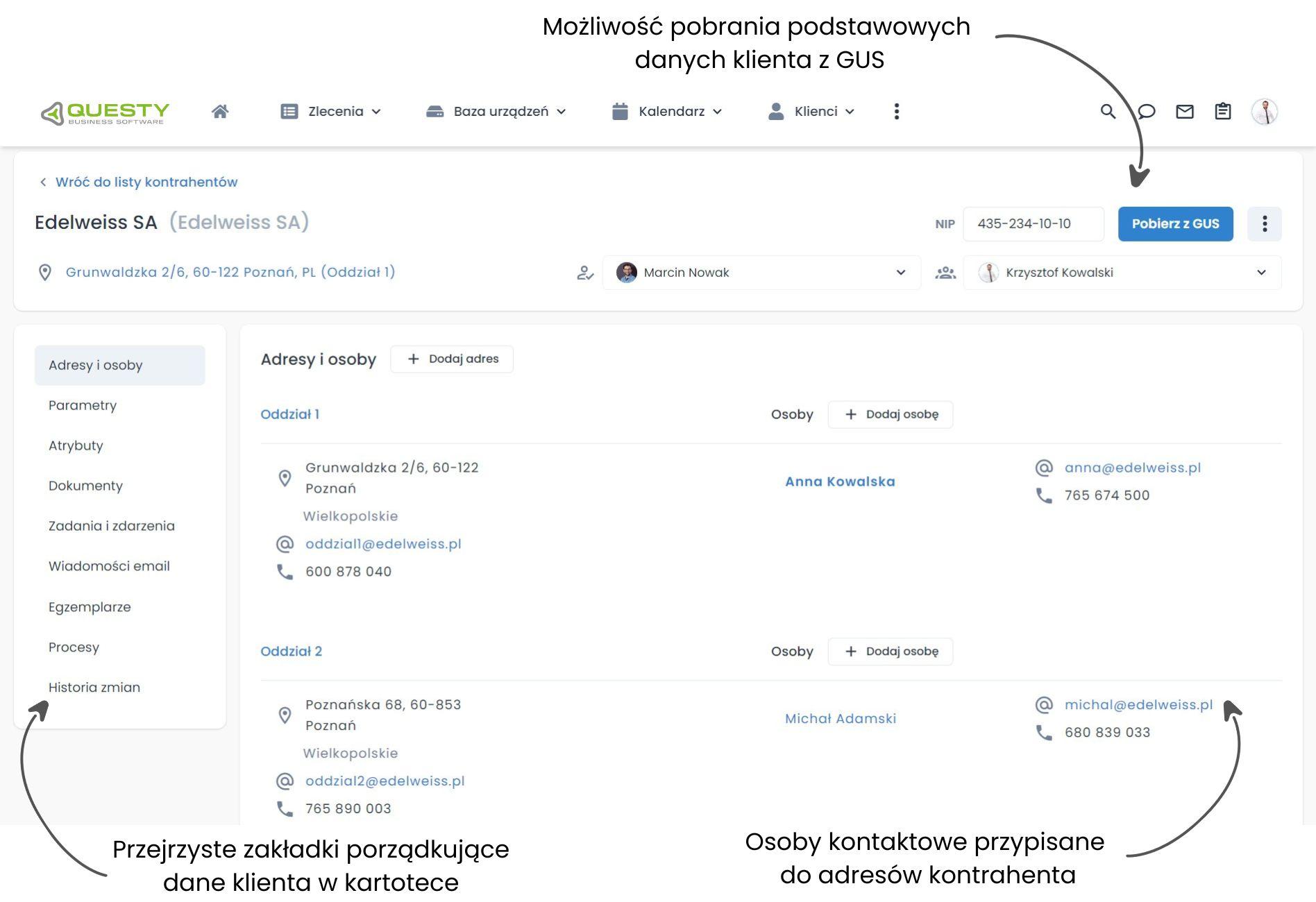 Karta kontrahenta w oprogramowaniu IT