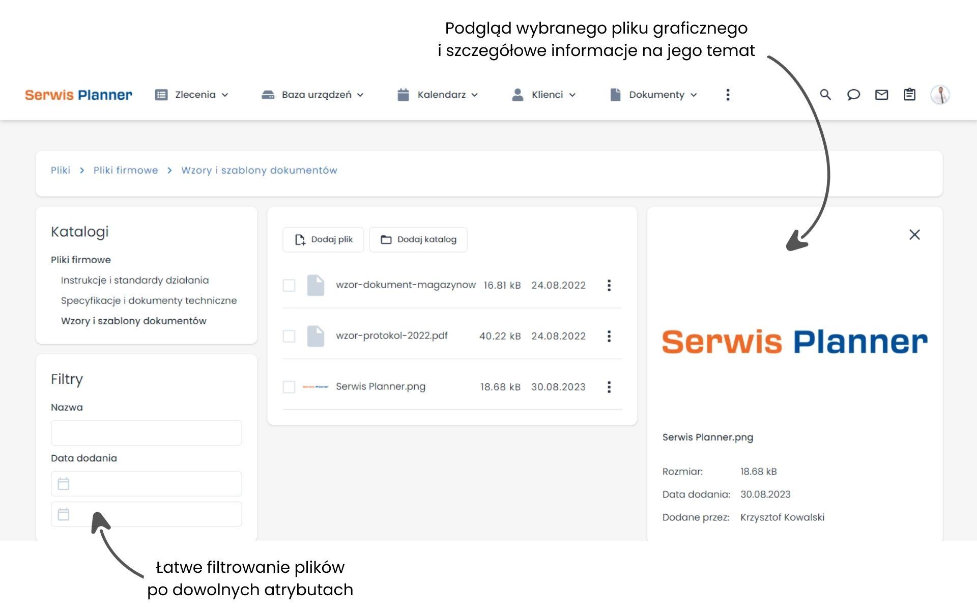 Repozytorium plików w serwisie - plik graficzny